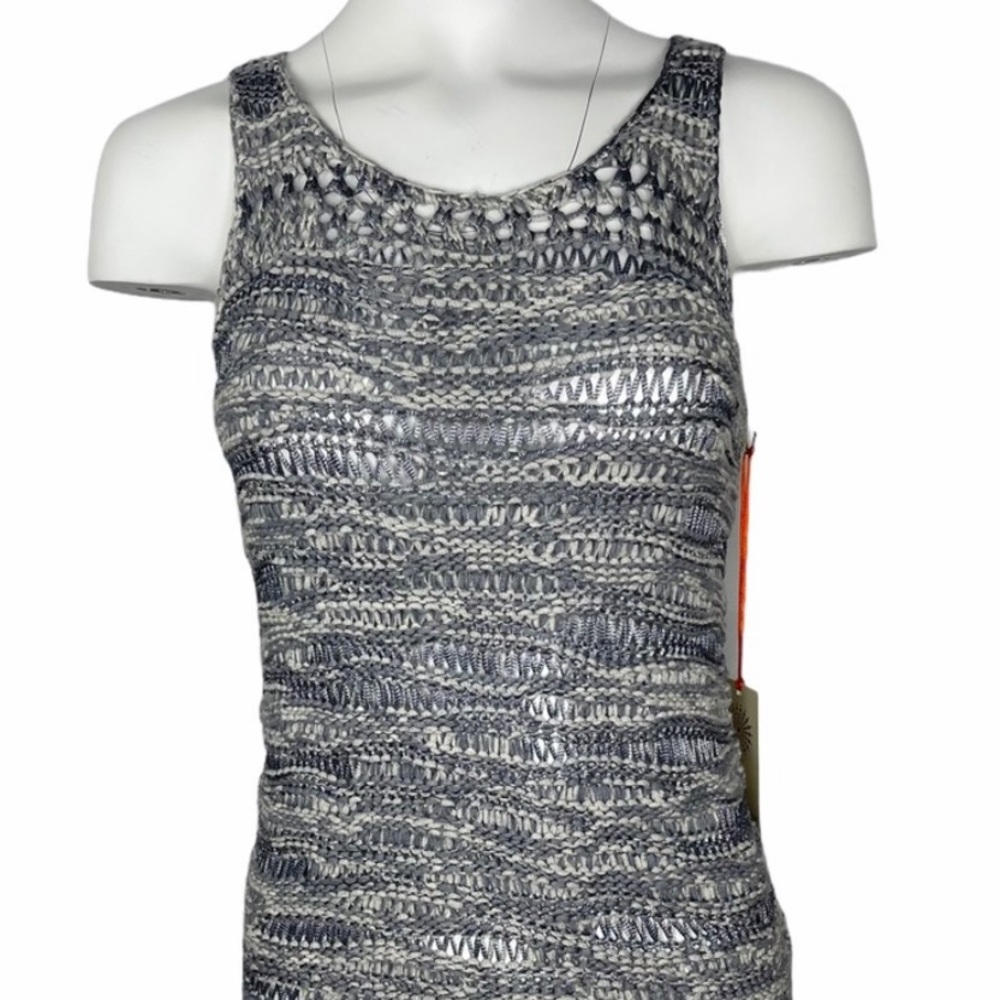 Ramy Brook Avery Open Knit Sleeveless Tank Top XS